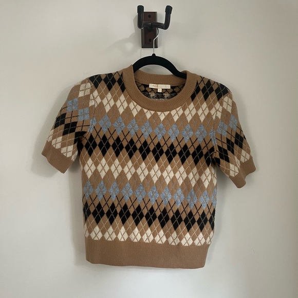 Maje argyle sweater size s - Picture 3 of 5